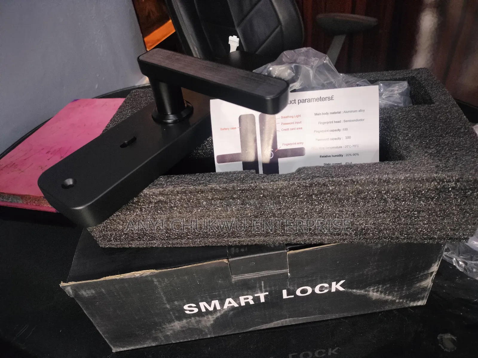 New Smart Lock With Sensor Finger Print