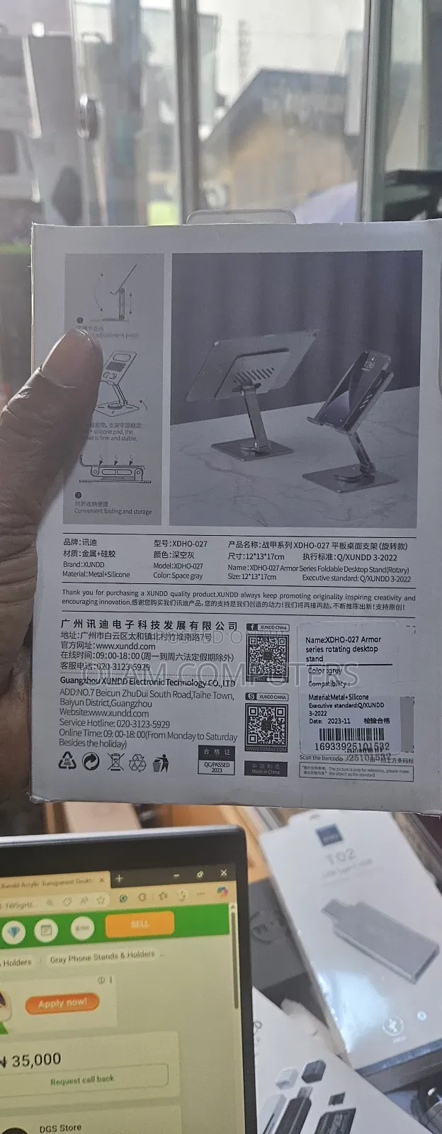 Xundd Armor Series Foldable Desktop Stand
