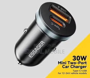 Essager 30w 5a Qc 4.0 Pd 3.0 Usb Fast Car Charger for iPhone