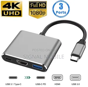 Type-C to Hdmi 3 in 1 Hub Docking Station
