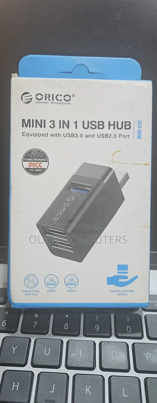 Orico Mini 3 in 1 Usb Hub