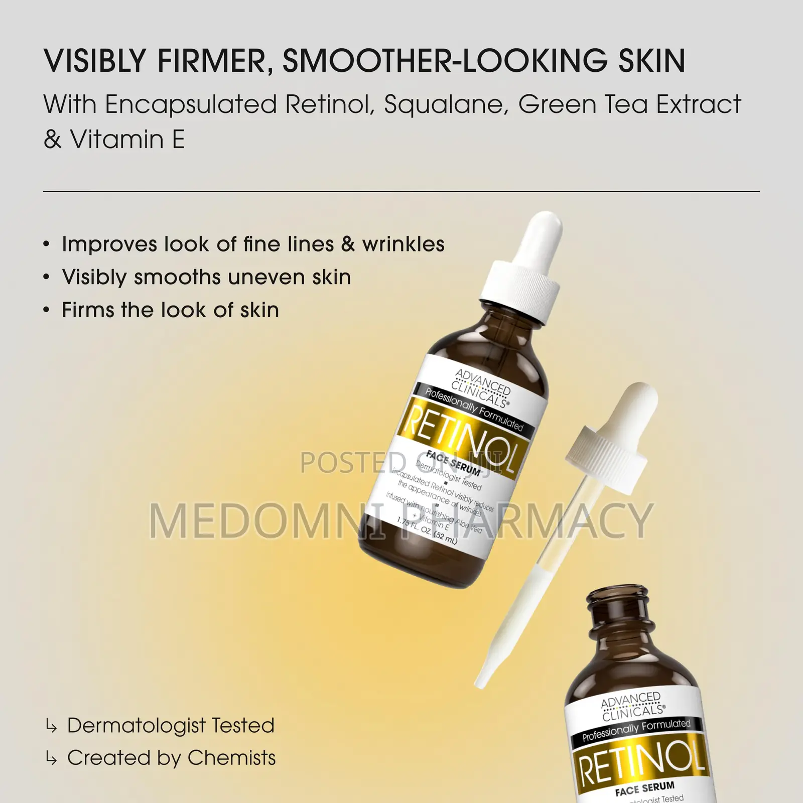 Advanced Clinicals Retinol Serum 52ml