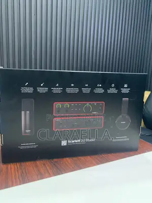 The Focusrite Scarlett 2i2 Studio
