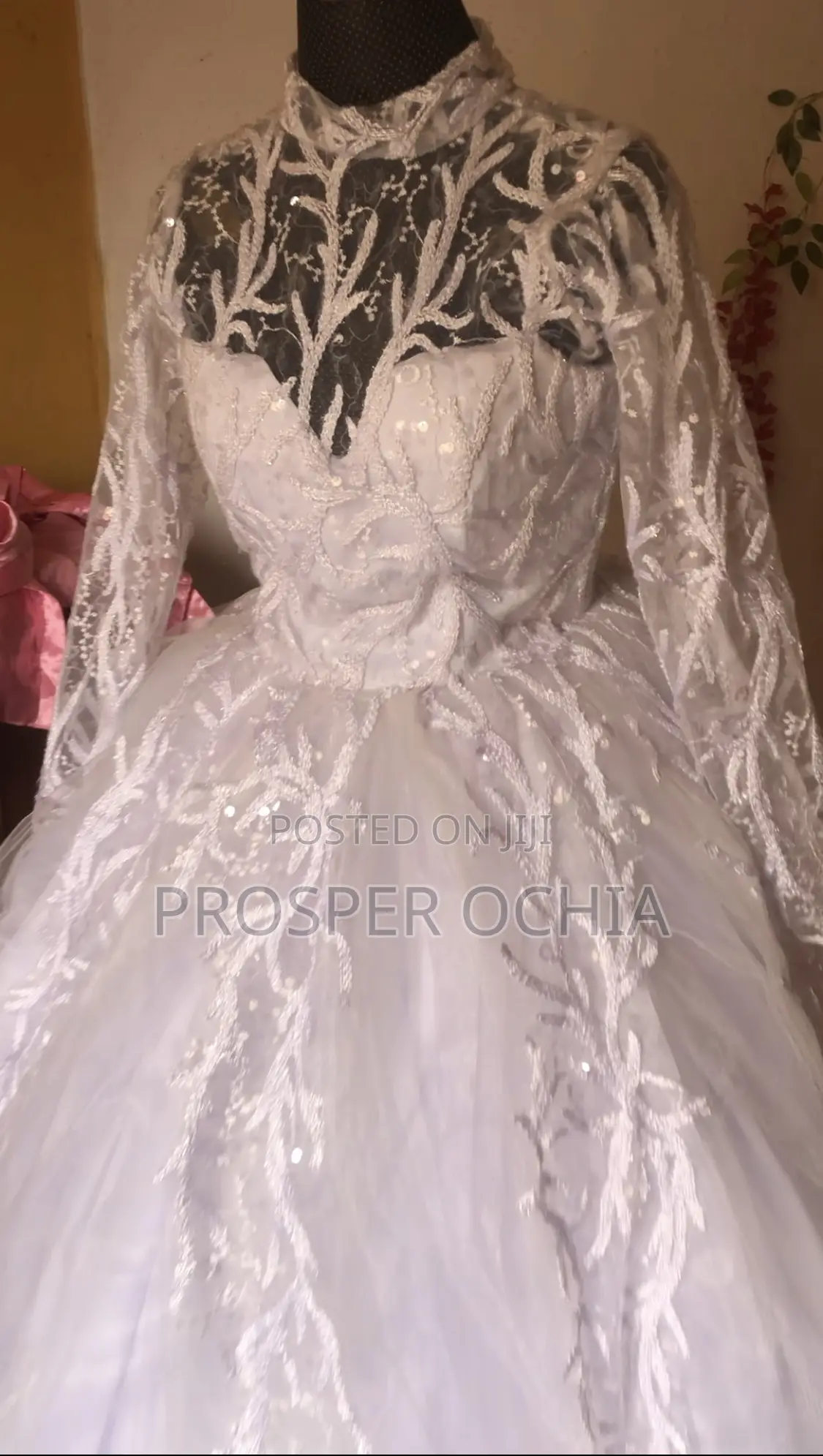 Lacey Glitz Ball Wedding Gown