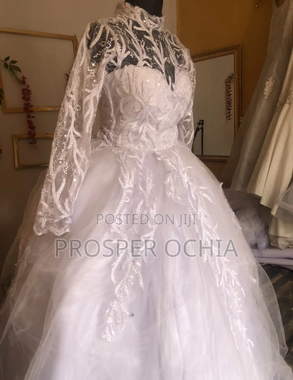 Lacey Glitz Ball Wedding Gown