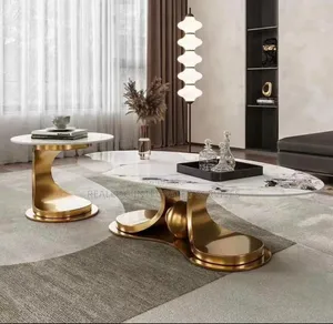 Imported Modern Marble Top Center Table
