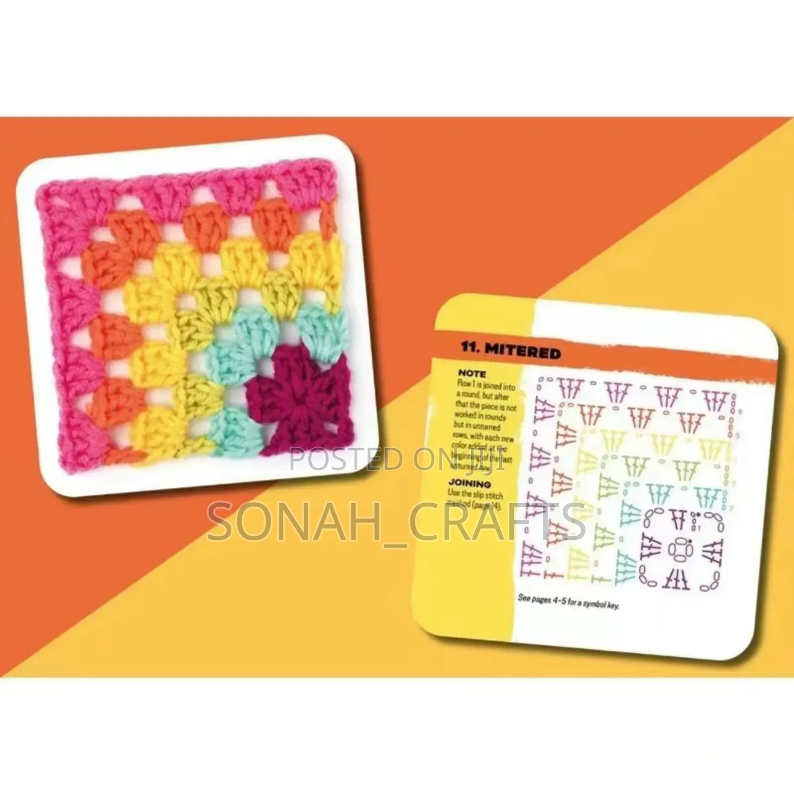 Granny Square Pattern Card