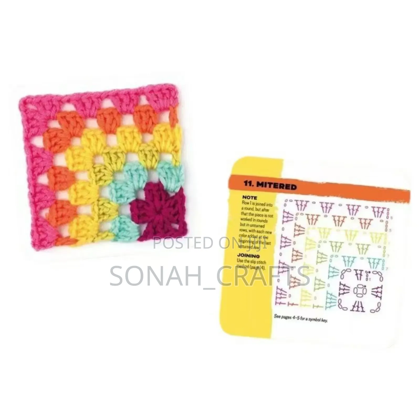 Granny Square Pattern Card