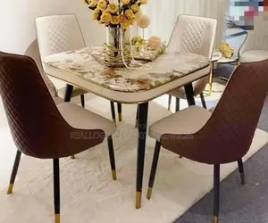 4 Seater Marble Dining Table