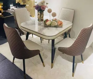 4 Seater Marble Dining Table