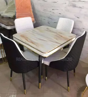 4 Seater Marble Dining Table