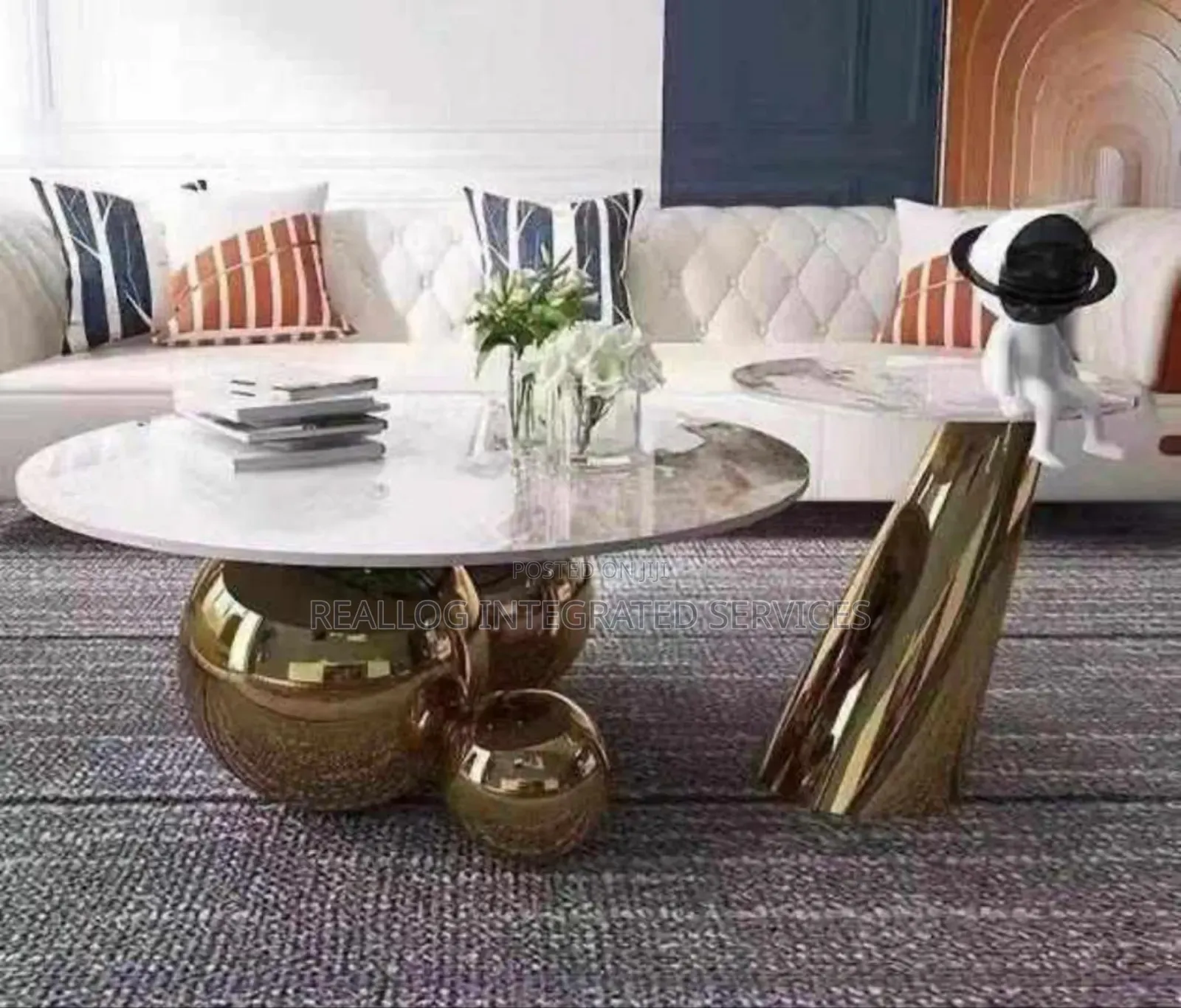 Marble Top Center Table