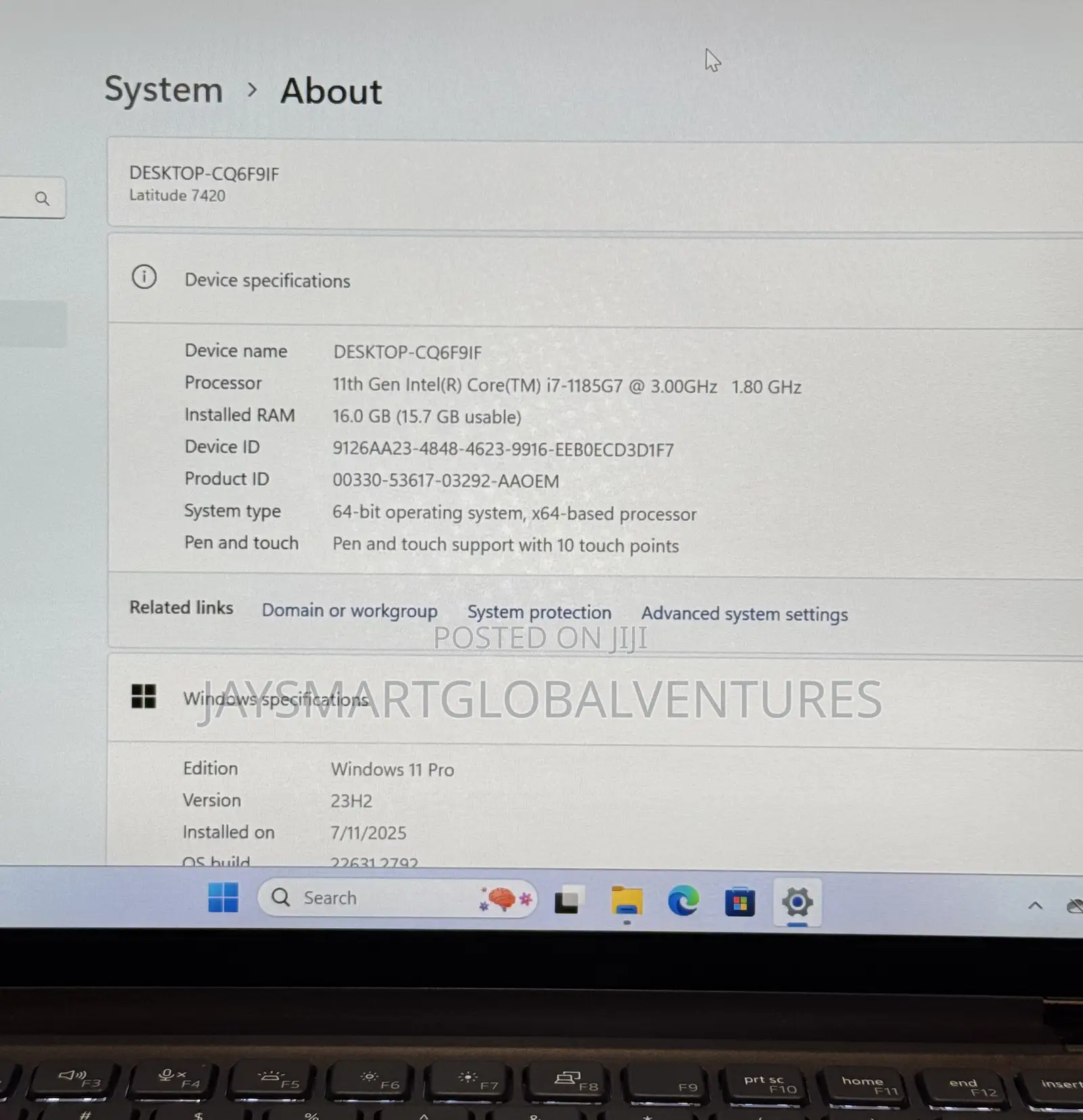 Laptop Dell Latitude 7420 16GB Intel Core i7 SSD 512GB