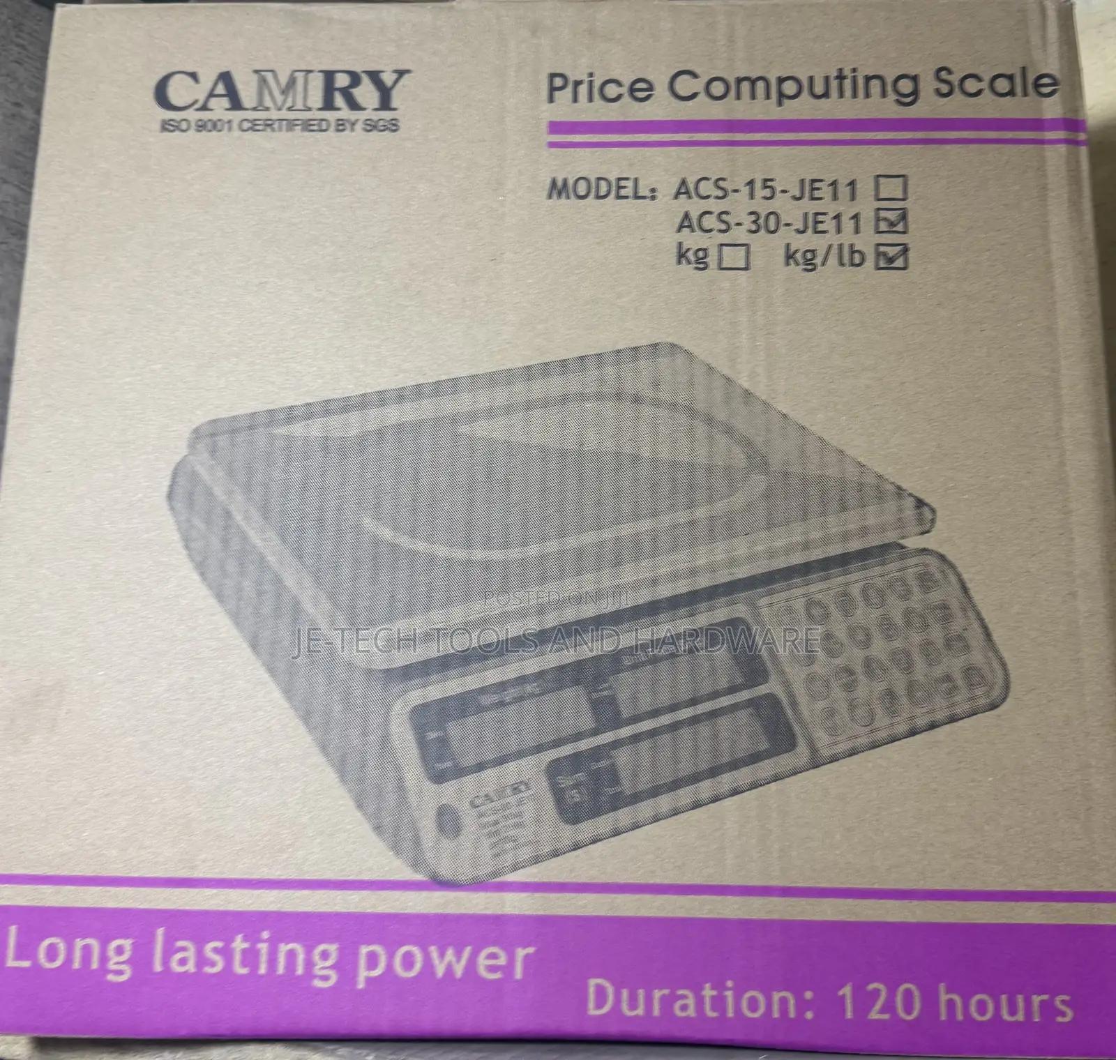 Camry Price Computing Scale Models Acs-30kg