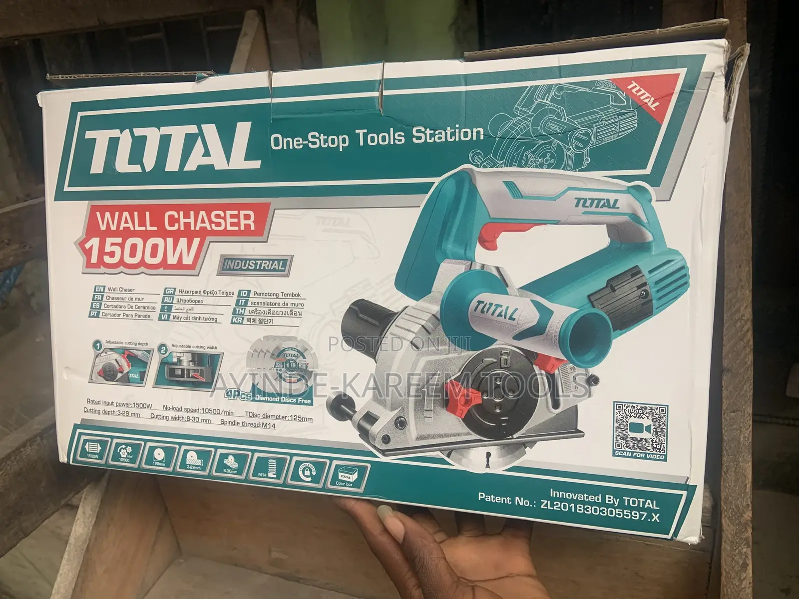 Industrial Wall Chaser 1500w