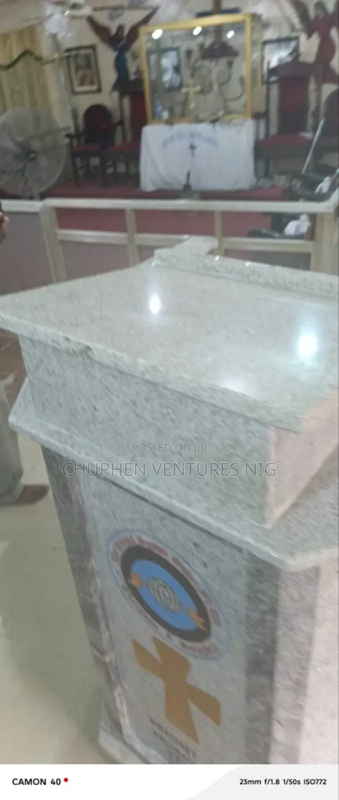 Pulpit With Granite Stone