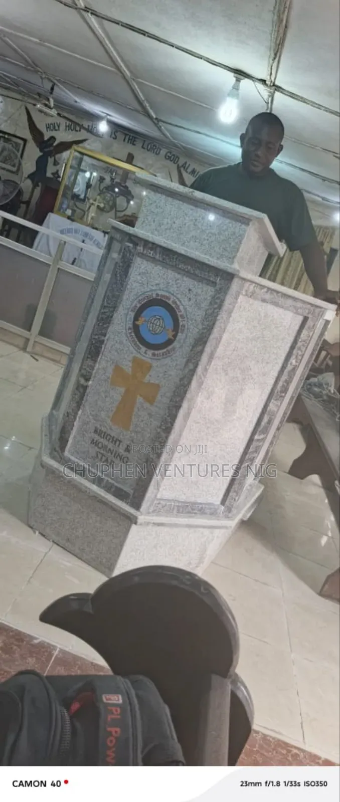 Pulpit With Granite Stone