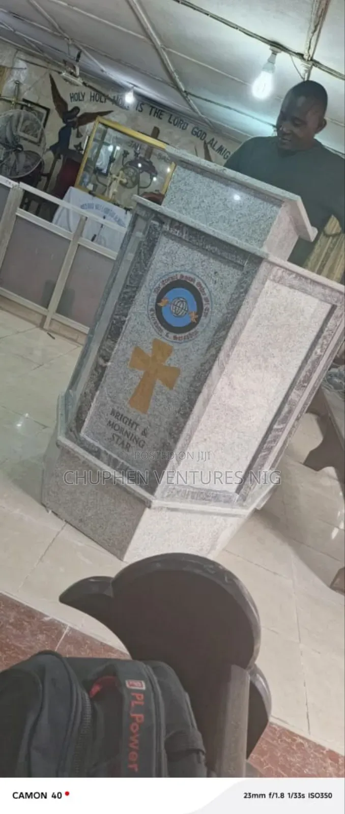Pulpit With Granite Stone