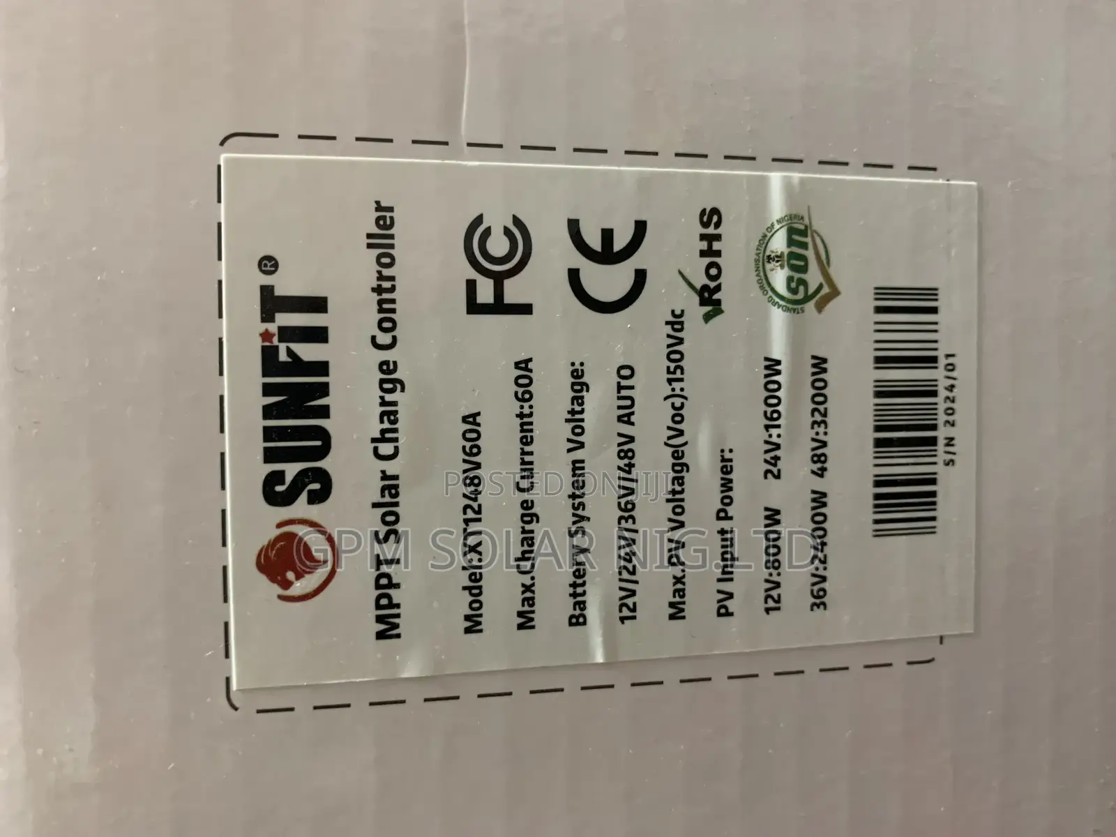 60amps MPPT Charger Controller