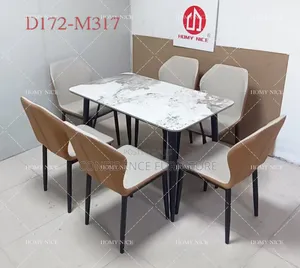 High Quality Executive Marble Top 6 Seaters Dining Table