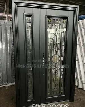 4ft Copper Security Glass Door 5h