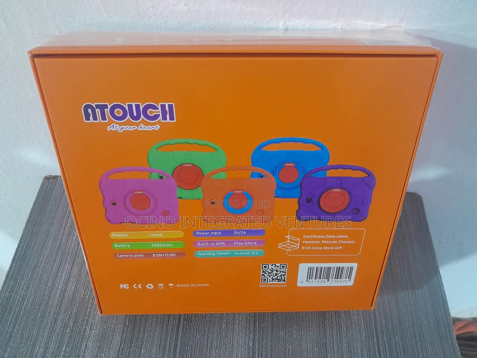 Uunbreakable Screen Kids Educational Tablet