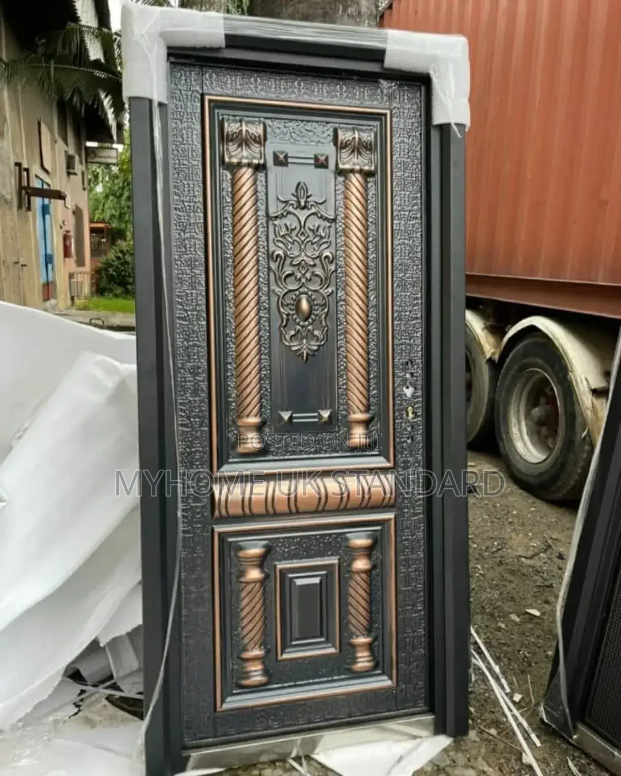 3ft German Copper Security Door. Ess14