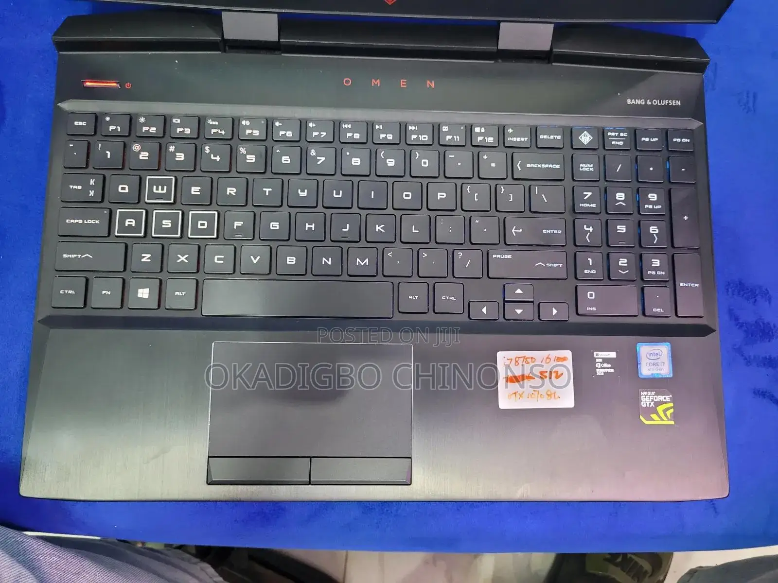 Laptop HP Omen 15-dh002nr 16GB Intel Core i7 SSD 512GB