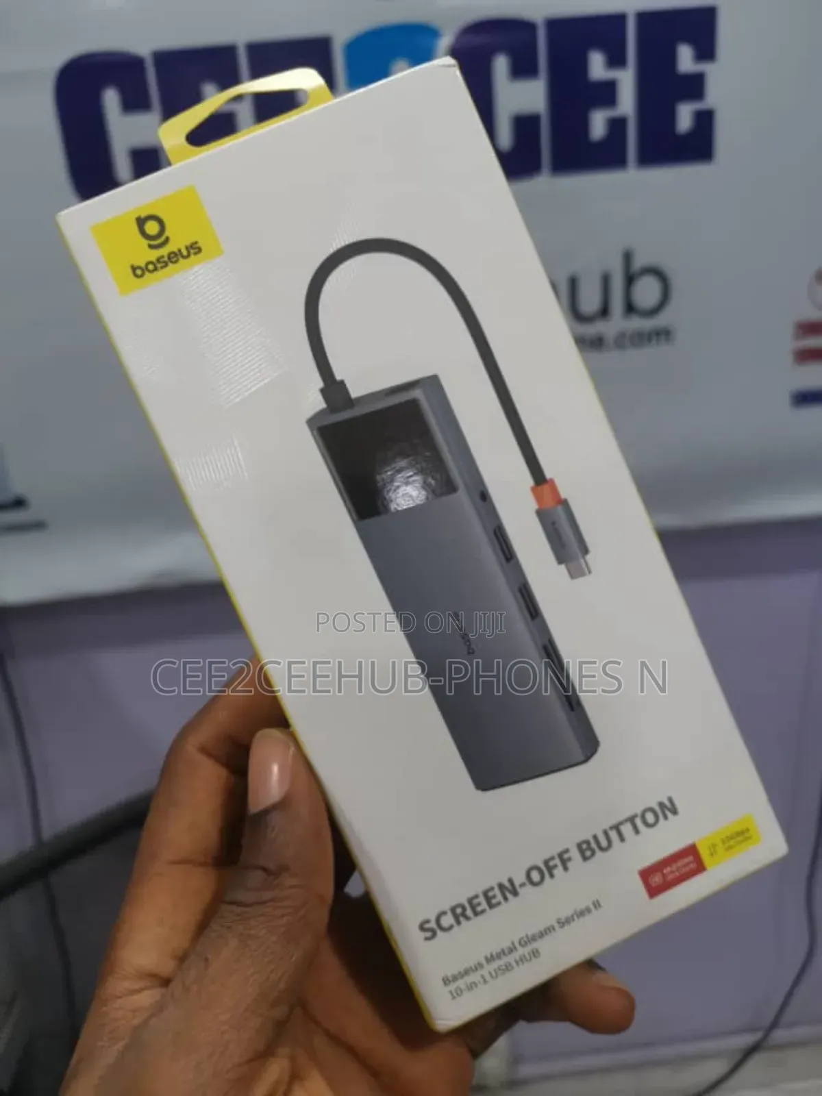 Baseus Off Screen Button 10-In1 Hub Station