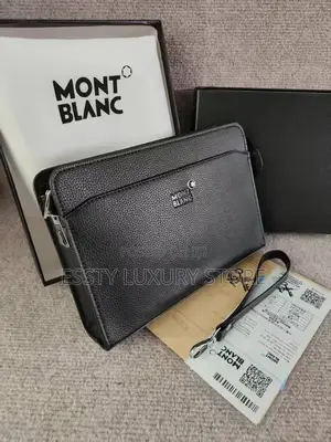 Mont Blanc Quality Luxury Genuine Leather Purse