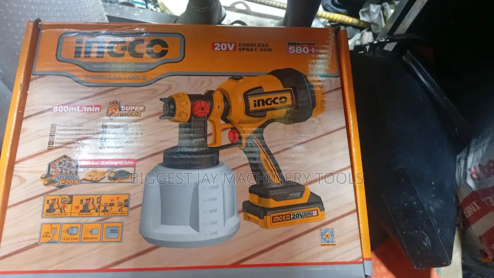 Spray Gun Cordless Ingco