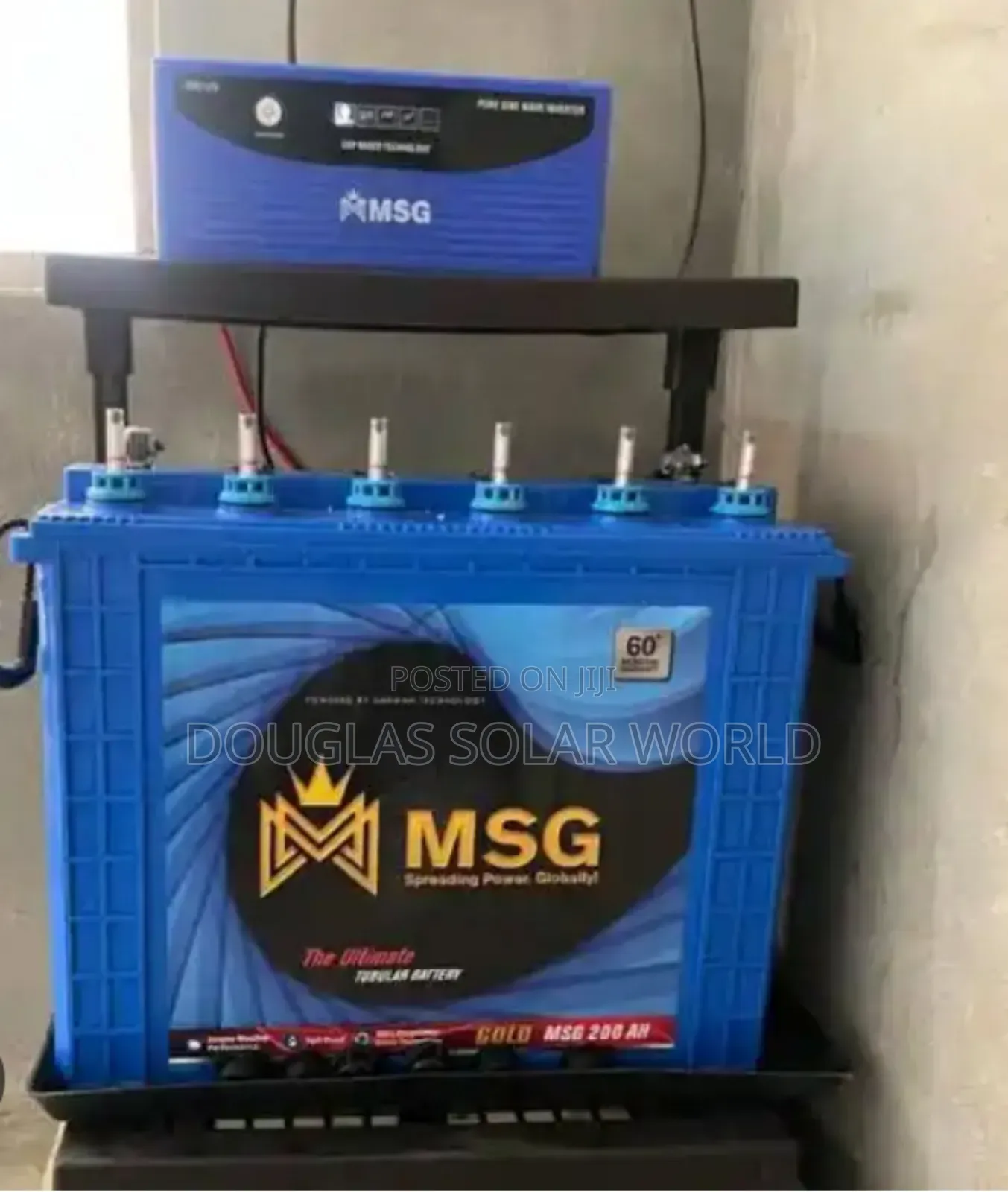 Msg Solar Tubular Battery 220ah