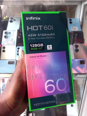 New Infinix Hot 60i 128 GB Blue