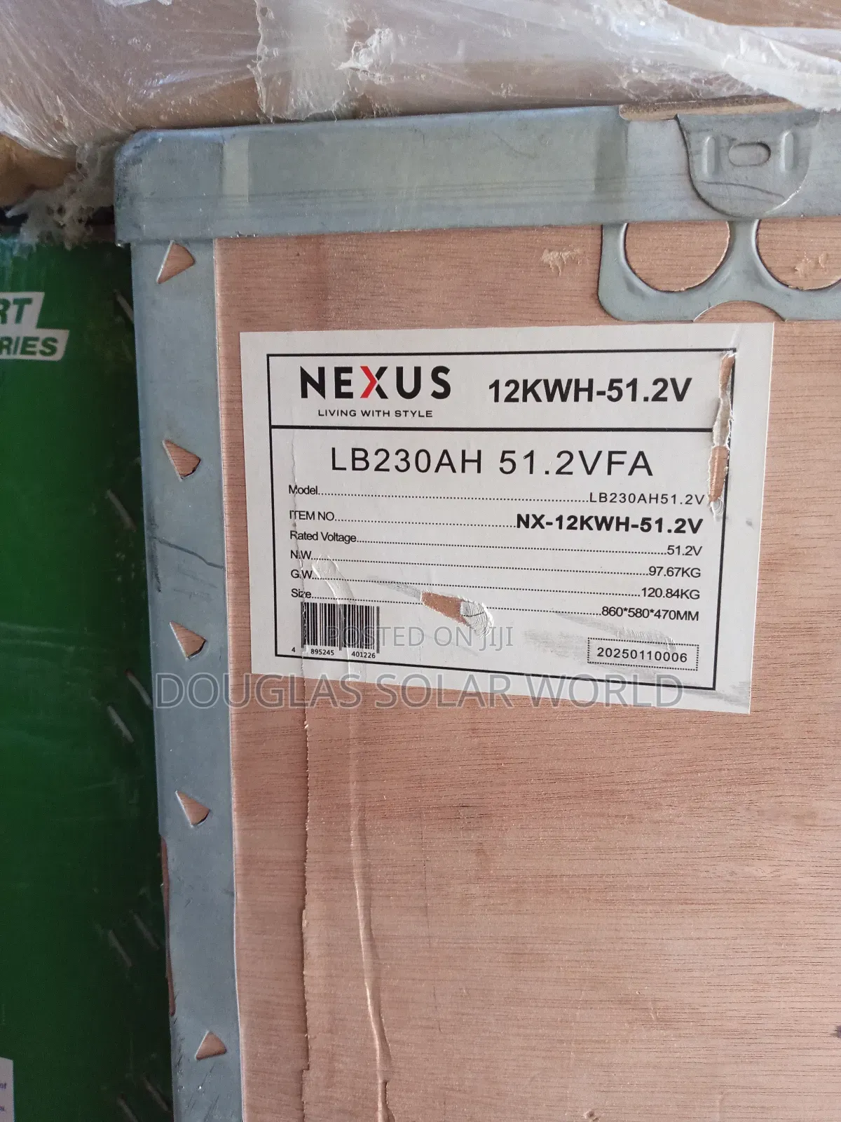 Nexus Solar Lithium Battery 12kwh