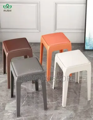 Plastic Stool Thickened Household Bench Nordic Modern Stool