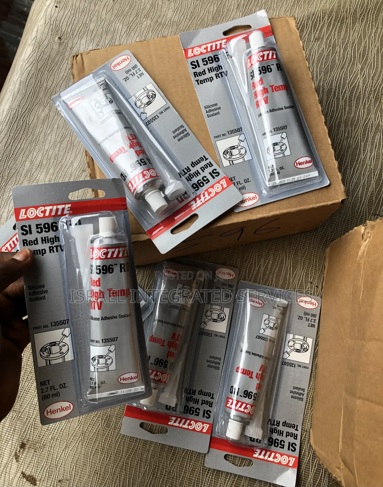 Loctite Si 596 Red High Temp RTV