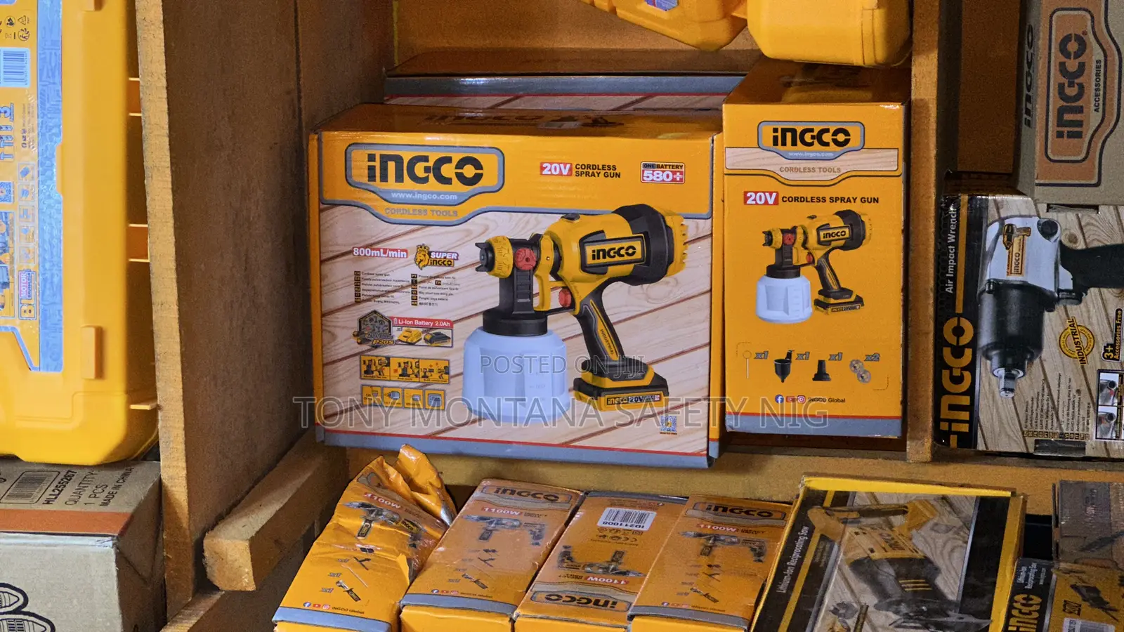 Ingco Cordless Spray Gun Machine