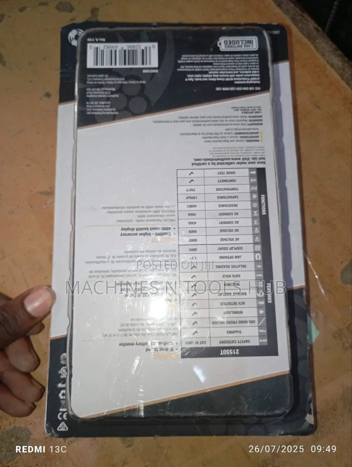 21550t Southwire Clamp Meter 400a Ac/Dc