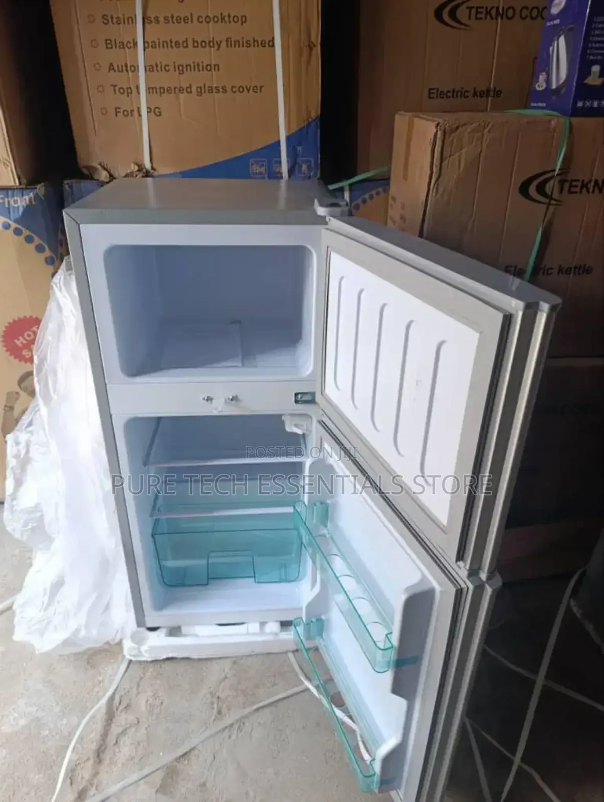 Original Teknocool Double Door Table Top Refrigerator