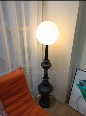 Italian Vintage Roman Column Floor Lamp American