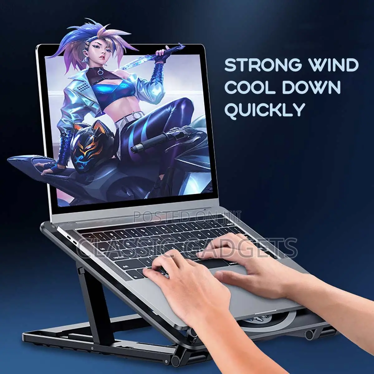 Cj-070 Cooling Bracket for Laptop,Tablets,Phones and Books