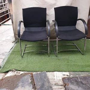 Black Reception Chair 2in1