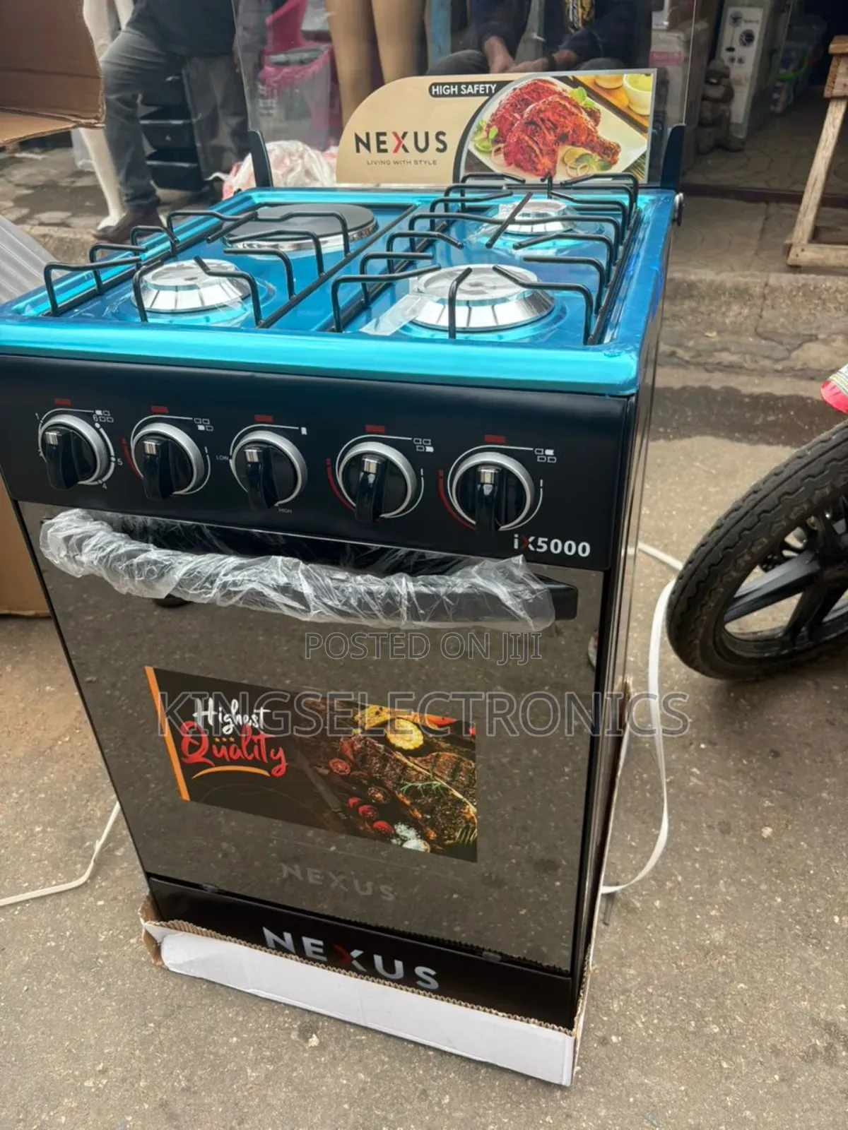 Nexus 3+1 Standing Cooker With Auto Ignition