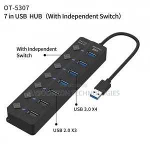 Onten Otn-5307 7 Ports Smart Usb Hub