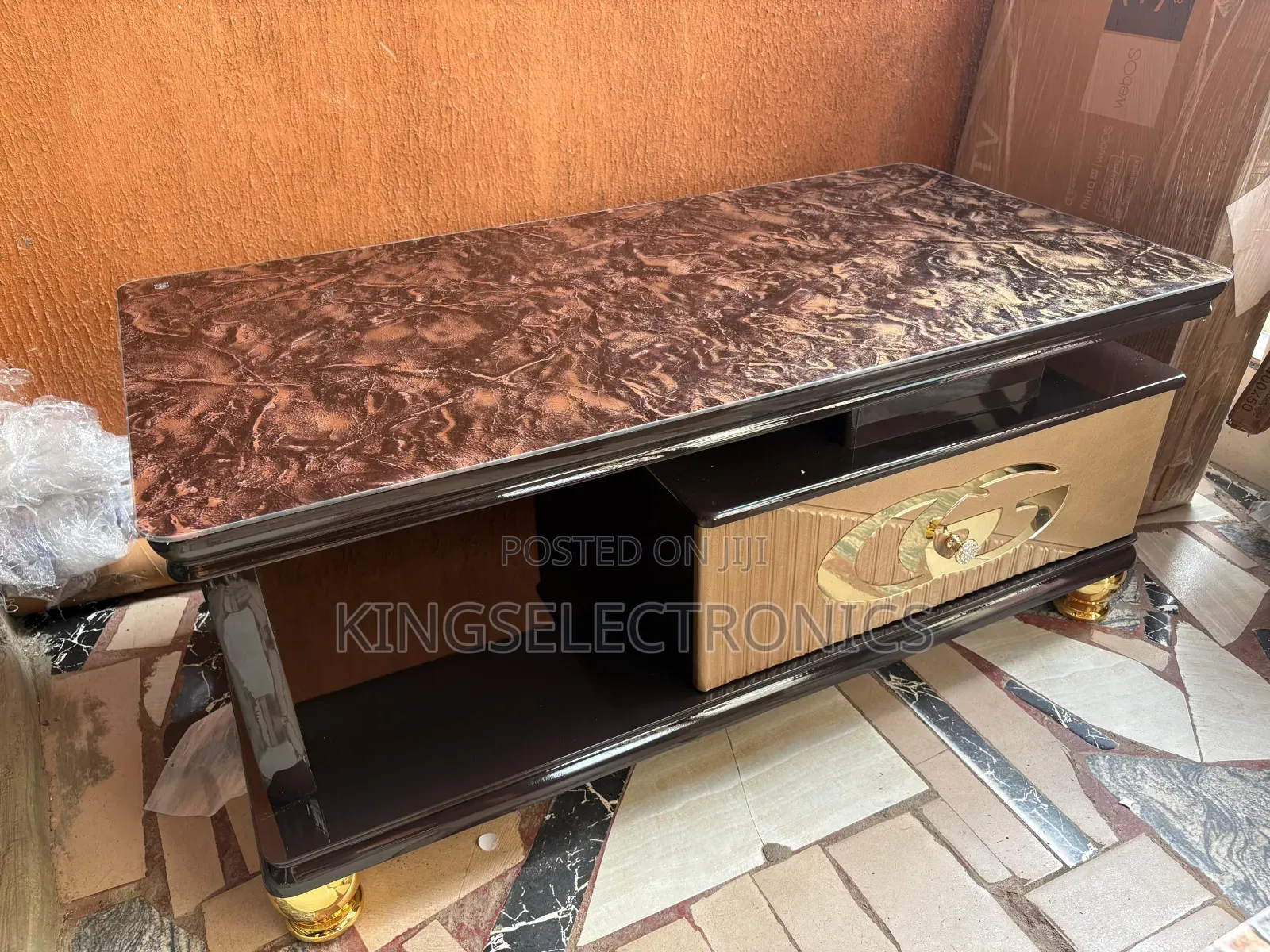 Imported Center Table Brown