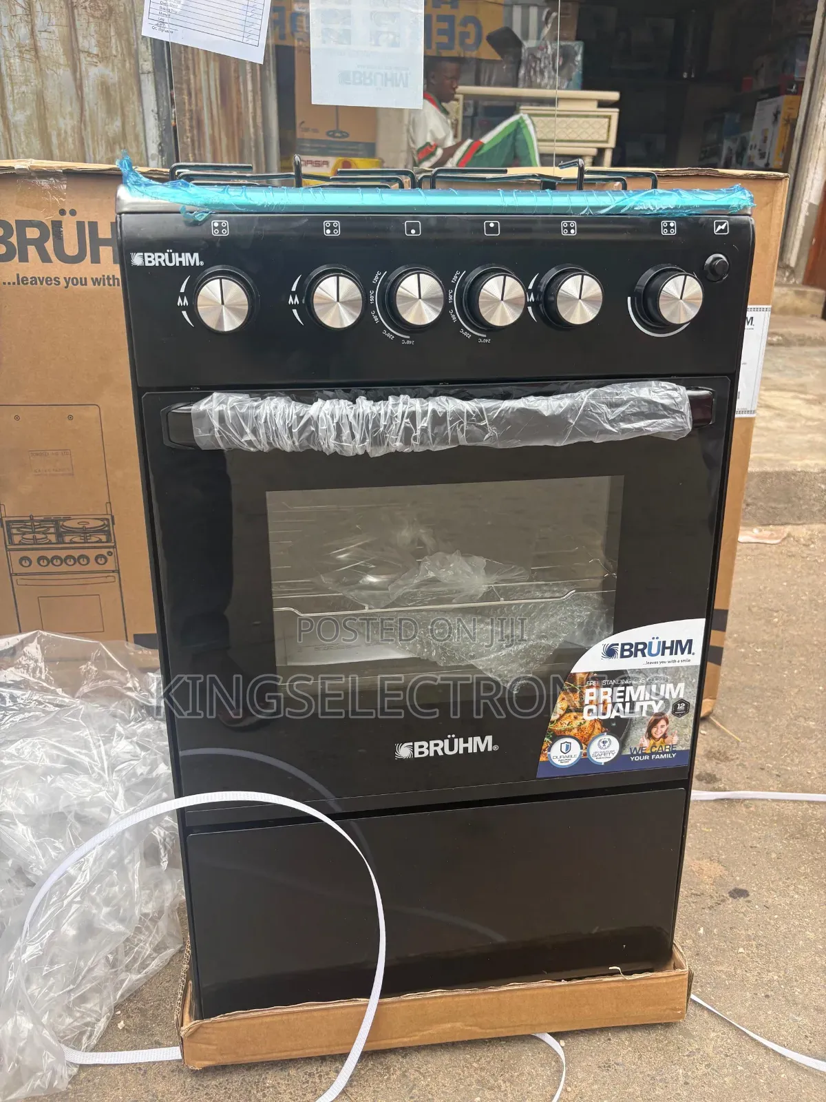 Bruhm 3+1 Standing Cooker With Oven