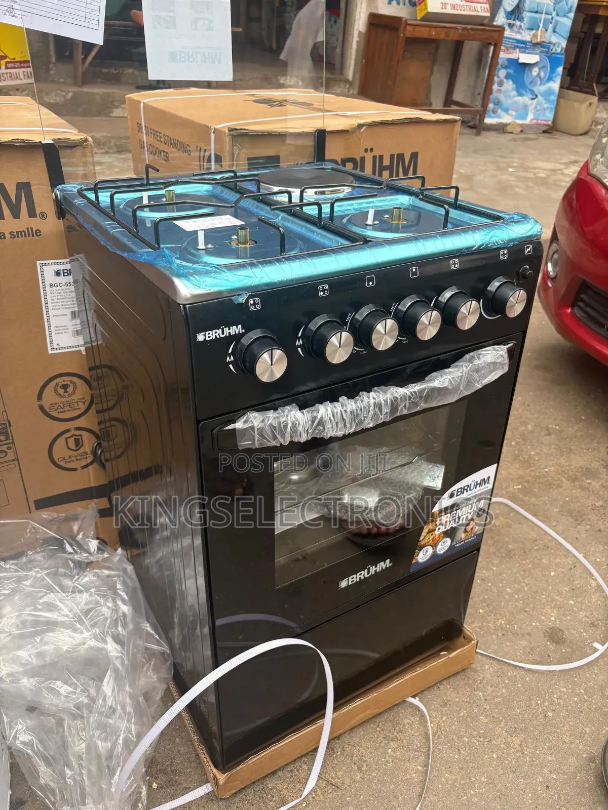 Bruhm 3+1 Standing Cooker With Oven