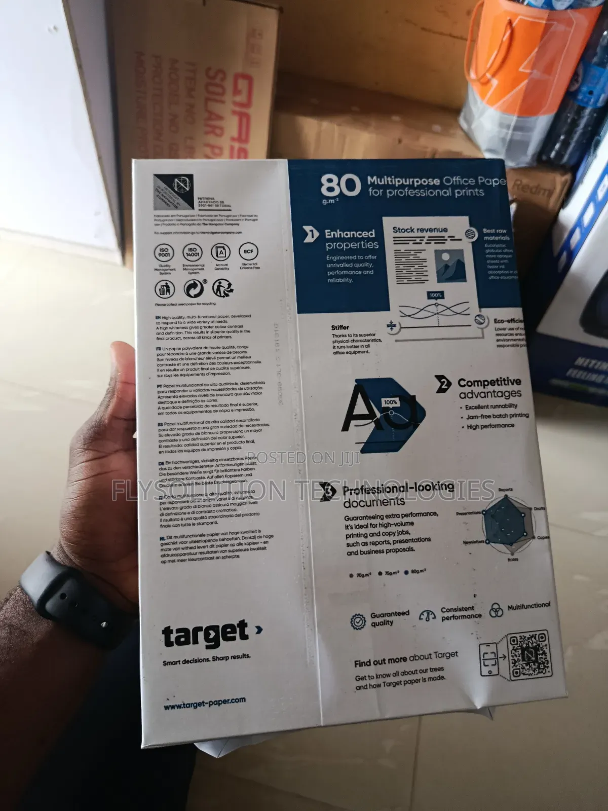 Target Professional Multipurpose Office Paper 80 G/M2 A4 500