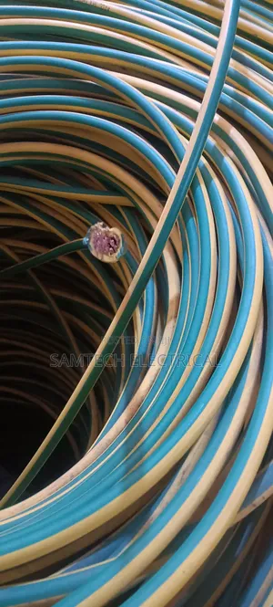 25mm Single Cable Green and Yellow