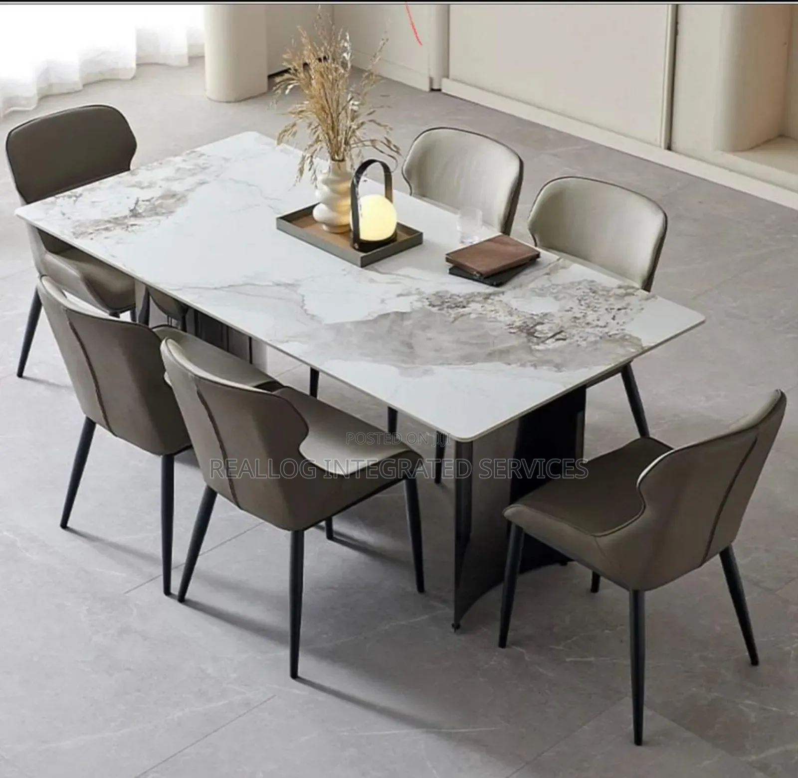 6 Seater Dining Table Set